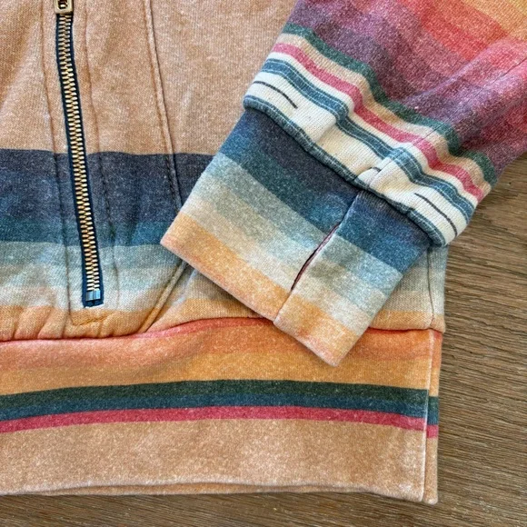 Aviator Nation Serape Striped Ninja Hoodie - Picture 4 of 5